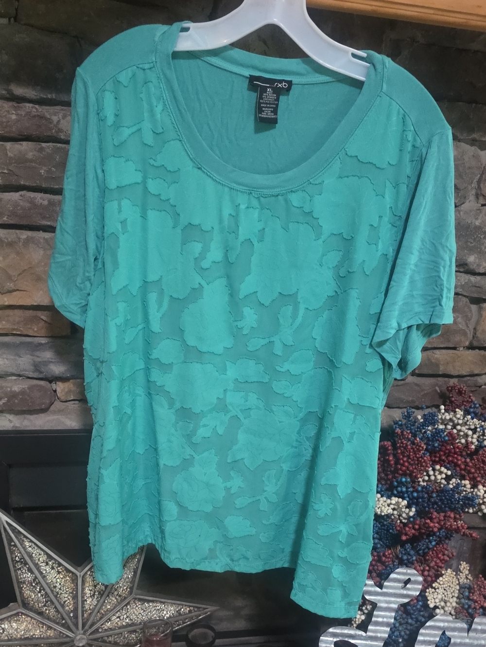 Rxb Floral Shirt Size XL